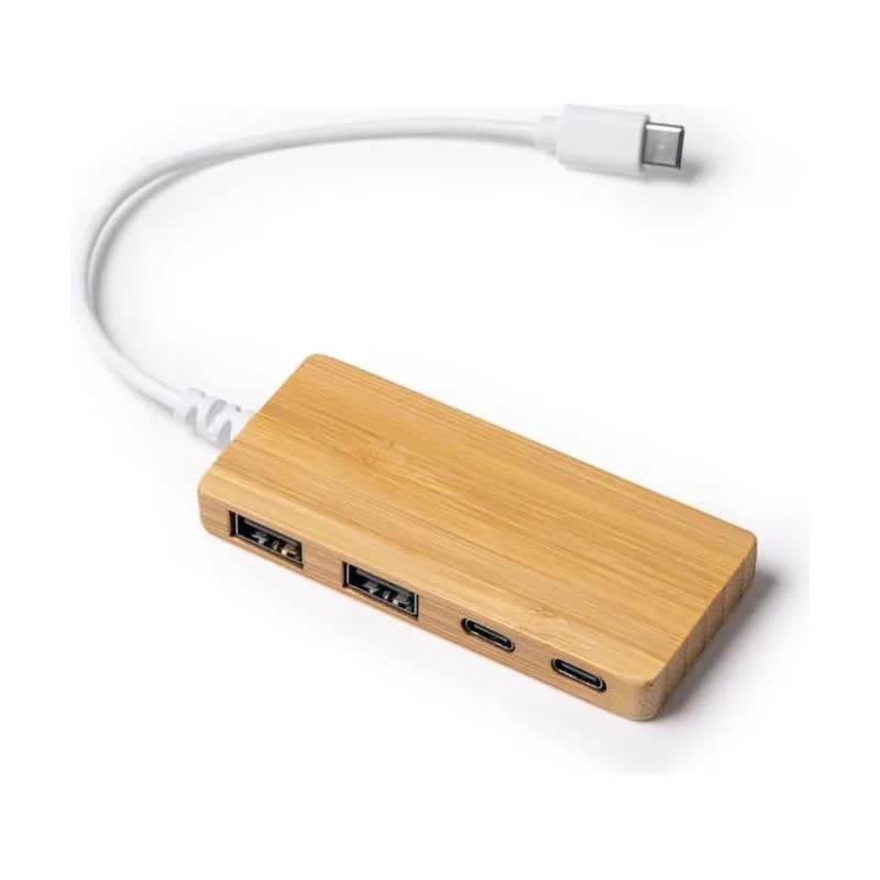 USB šakotuvas PABLEK — Smėlio spalva