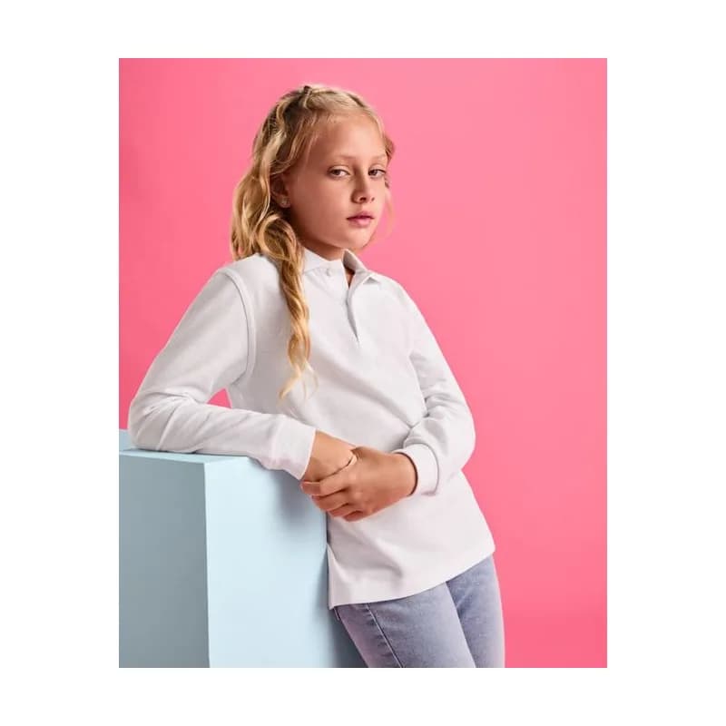 Polo marškinėliai Carpe Child — Balta