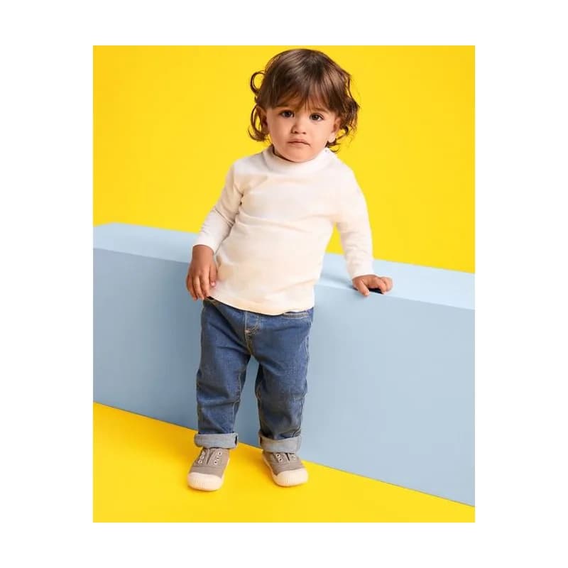 Marškinėliai Baby L/S — Balta
